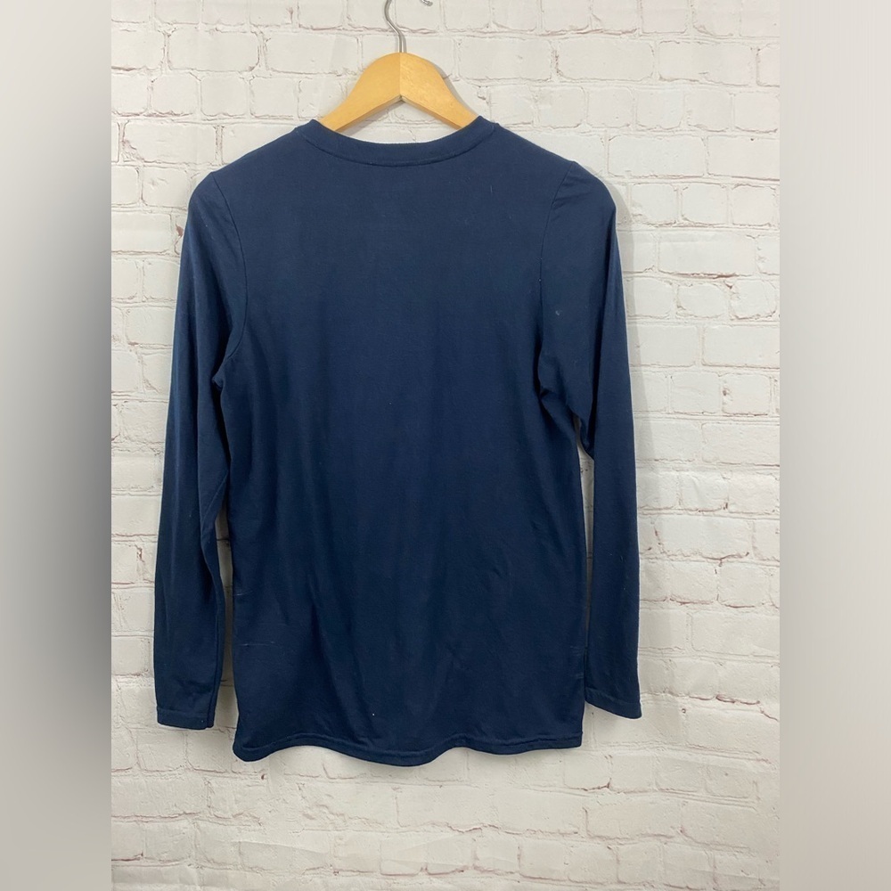 Dunwoody Elite Basketball Gildan Performance TShirt Blue Size Small Long Sleeve - Picture 2 of 3